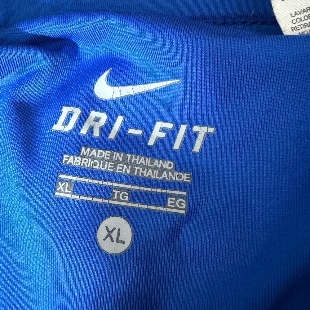 Nike Dri-FIT Mens‎ XL Blue Running Shorts Zipper Pocket RN56323 Athletic Gym